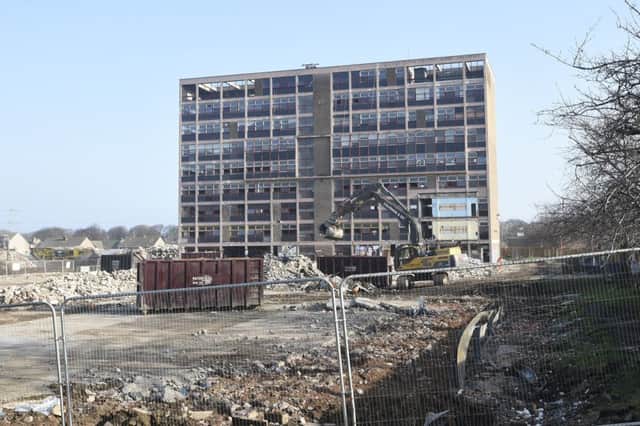 Work to demolish the old Portobello High School will get under way this week. Picture: greg Macvean