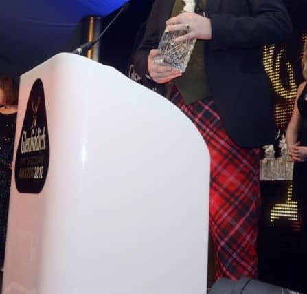 Robert McDowell at the Glenfiddich Spirit of Scotland awards. Picture: Phil Wilkinson / TSPL