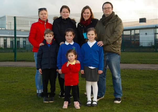 Parents and pupils of Burnbrae Primary in Bonnyrigg, angry at plans to move some of the children to a new school.