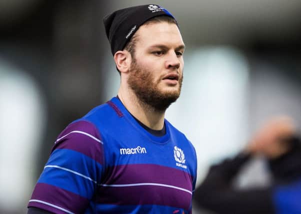 Duncan Taylor suffered a hamstring injury playing for Saracens