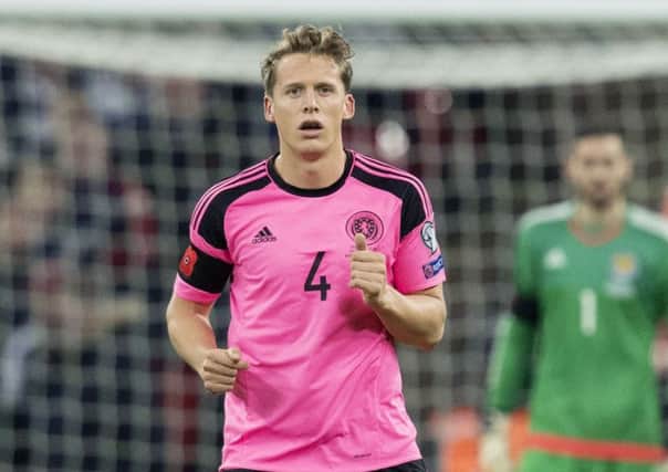 Christophe Berra, currently at Ipswich, is intrigued by a move to Hearts. Pic: SNS