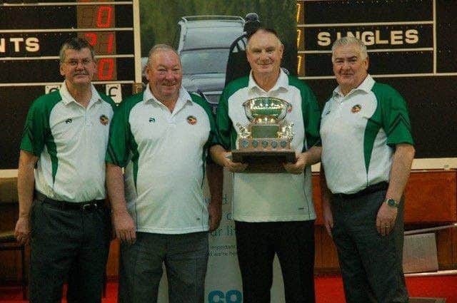 National Senior Fours Champions (left to right) Peter Fallen, Alan Morgan, Brian J Smith and David Pryde