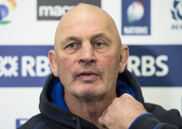 Scotland head coach Vern Cotter says no-one in the camp is thinking of the Triple Crown or Calcutta Cup. They are simply concentrating on the game