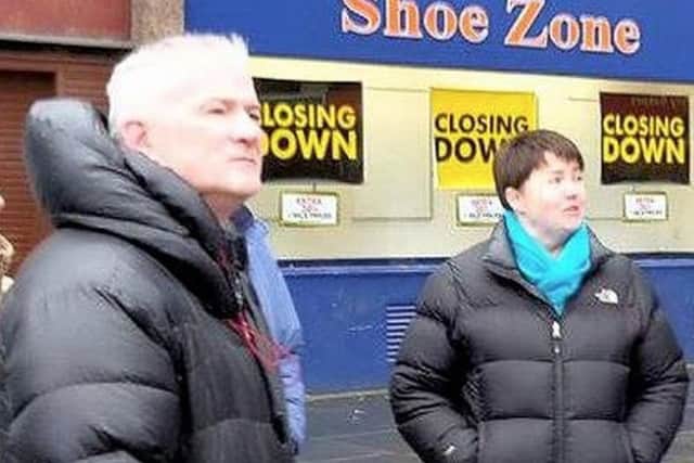 George McIntyre with Scottish Conservative leader Ruth Davidson
