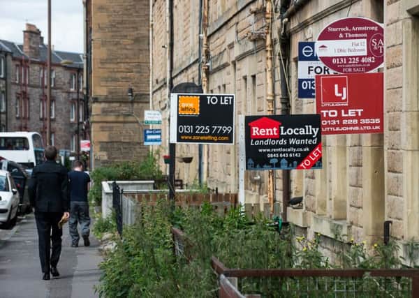 Edinburghs renters face the prospect of a 20 per cent increase in their housing bills. Picture: Ian Georgeson