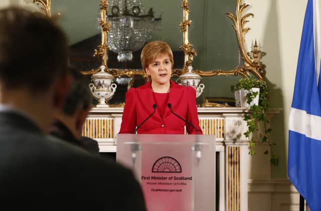 First Minister Nicola Sturgeon has declared her intention to hold a second independence referendum.