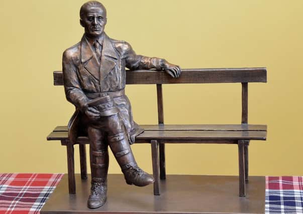 A maquette of a memorial statue of General Stanislaw Maczek, planned for the Meadows. Picture: Jon Savage