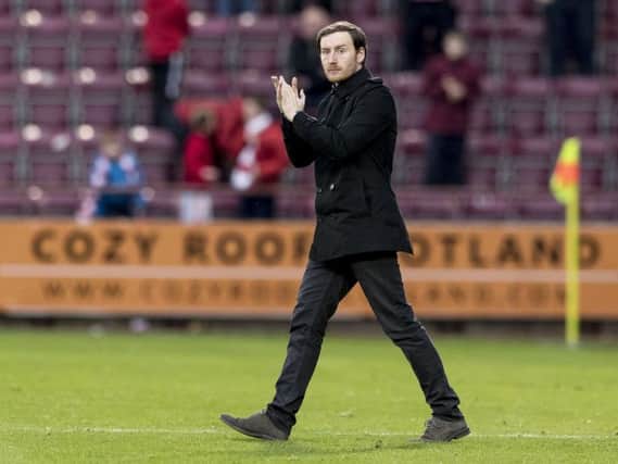 Ian Cathro was impressed by Hearts win over Hamilton. Pic: SNS