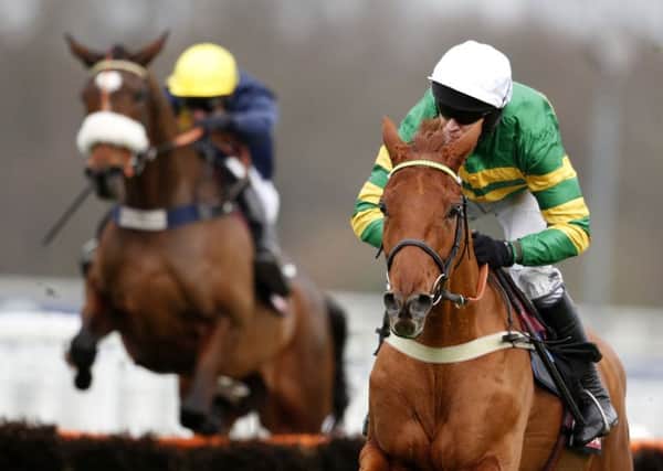 Yanworth, right, can land the spoils for trainer Alan King. Pic: Getty