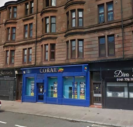 The bet was placed in the Tollcross shop. Picture; Google Maps