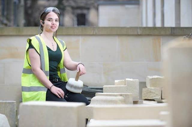 Erin de Groome wants to be a stonemason