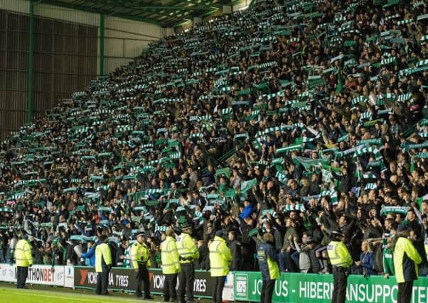 Hibs fans are backing their club in record numbers