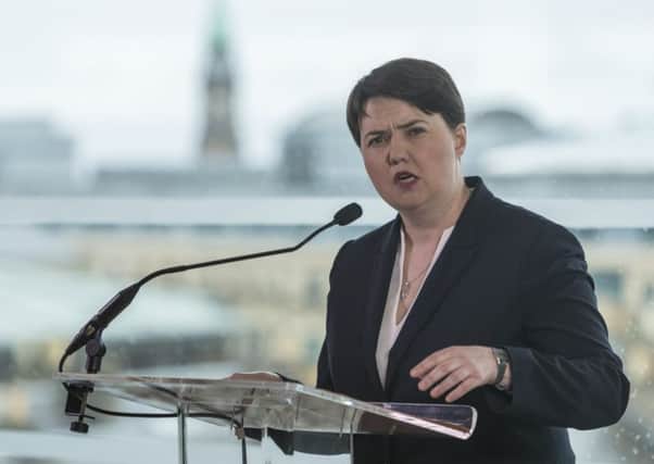 Ruth Davidson has spoken out against any second independence referendum. Picture; Jane Barlow