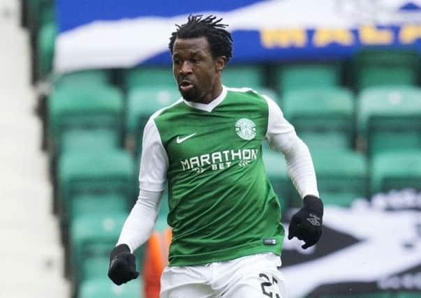 Efe Ambrose was delighted to be asked to help Hibs achieve their dream of promotion