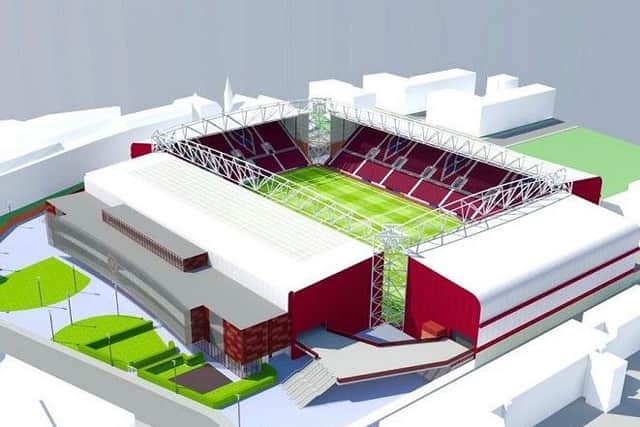 Tynecastle Stadium redevelopment. Picture: Contributed