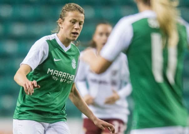 Lizzie Arnot scored a hat-trick for Hibs