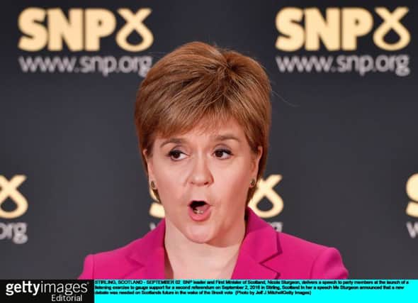 Nicola Sturgeon has played her hand well. Picture: Getty