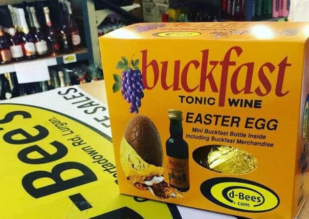 A Buckfast Tonic Wine Easter Egg has gone on sale. Picture: SWNS