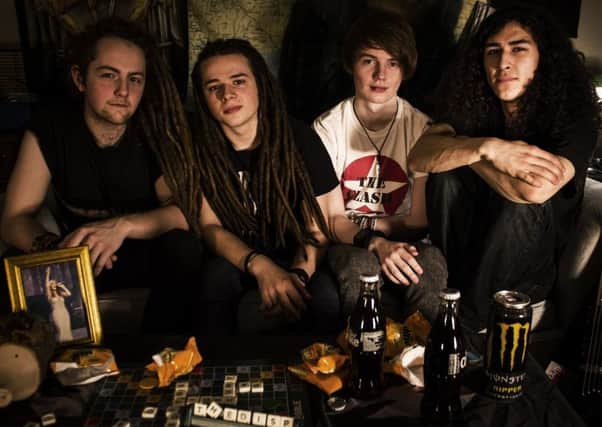 Midlothian metal band Disposable. Photo by Calum Sinclair Photography.