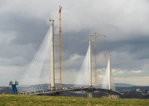 The final piece joining up the new Queensferry Crossing was put in place last month.