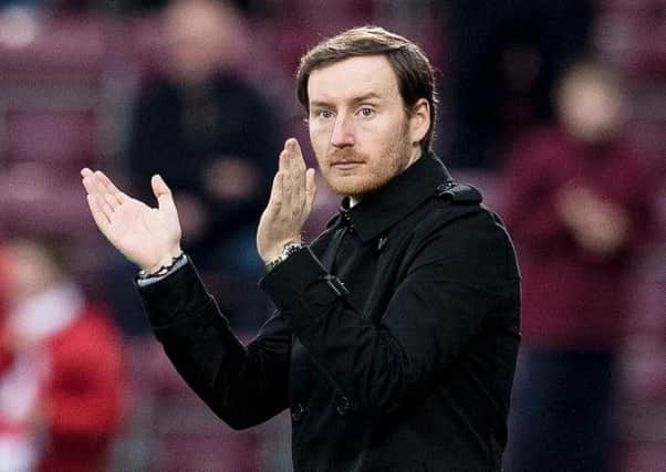 Ian Cathro will lead his Hearts team back into action against Celtic at Tynecastle on Sunday week