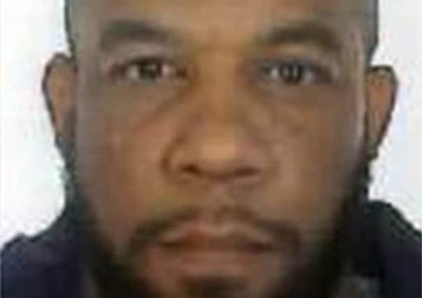 Undated Metropolitan Police handout photo of Westminster attacker Khalid Masood, who has previously gone by the names Adrian Elms and Adrian Russell Ajao. Picture; PA