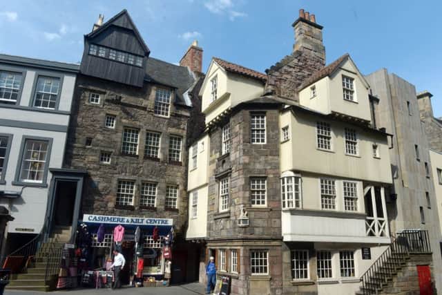 John Knox House and Moubray House are two of Edinburgh's oldest buildings and they stand together side by side. Picture: TSPL