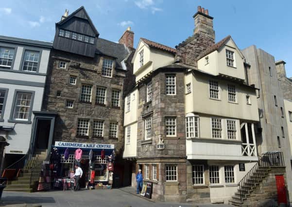 John Knox House and Moubray House are two of Edinburgh's oldest buildings and they stand together side by side. Picture: TSPL