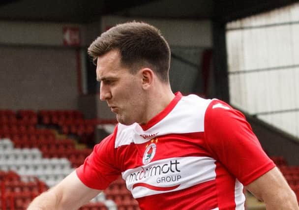 Sean Jamieson, pictured, grabbed a 90th-minute equaliser for Bonnyrigg before Kerr Young scored the winner