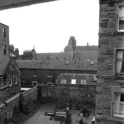 Overview of the Jewish cemetery at Sciennes House Place in Edinburgh in September 1974. Picture: TSPL