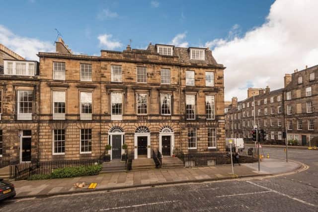 A rarely available property on Heriot Row, which has only had a handful owners in its 210-year history, has been brought to market. Picture; contributed