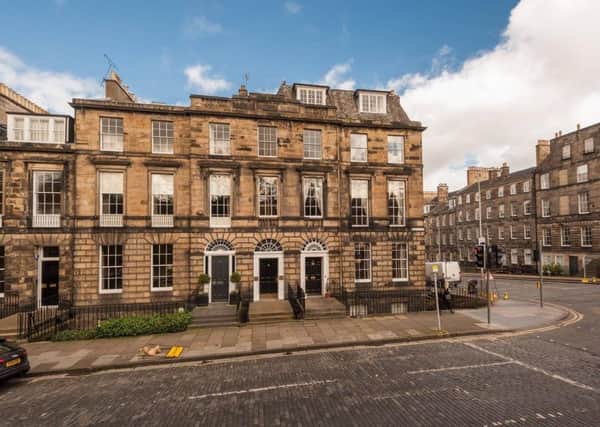 A rarely available property on Heriot Row, which has only had a handful owners in its 210-year history, has been brought to market. Picture; contributed