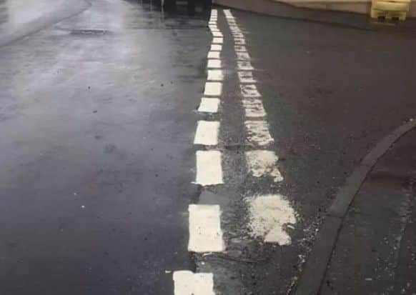 Residents have lashed out about the markings.