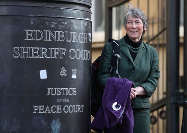 Carol Rohan Beyts outside Edinburgh Sheriff Court. Picture: Andrew Milligan/PA Wire.