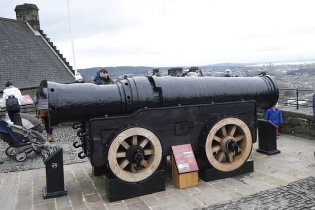 Mons Meg, the castle's famous cannon. Picture: TSPL