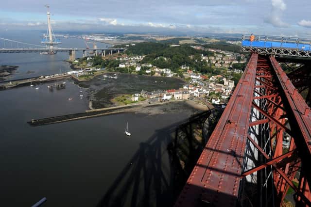 Tourists could enjoy these views from the Forth Bridge. Picture; Lisa Ferguson