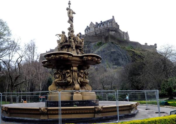 The Ross Fountain is in danger of collapse. Picture: Lisa Ferguson