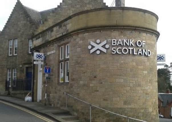 Four Bank of Scotland branches are to close.