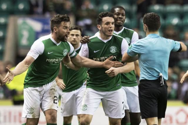 Darren McGregor received a red card against Morton for violent conduct