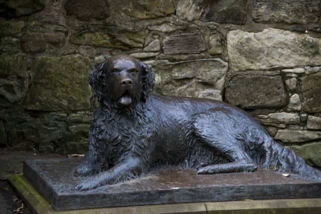 There are more statues of dogs than females in Edinburgh.