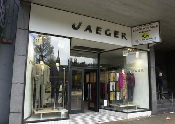 A former branch of Jaeger in Edinburgh. Picture: TSPL
