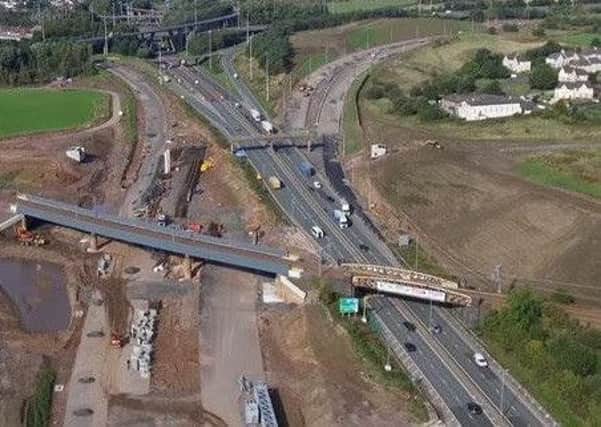 Road works affected many drivers on the M8. Picture: Transport Scotland