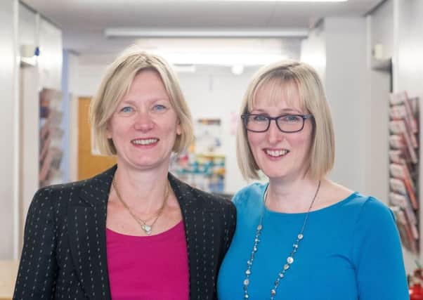 Lynne Parlett, right, has nominated Dr Nicole Amft for going beyond the call of duty. Picture: Ian Georgeson