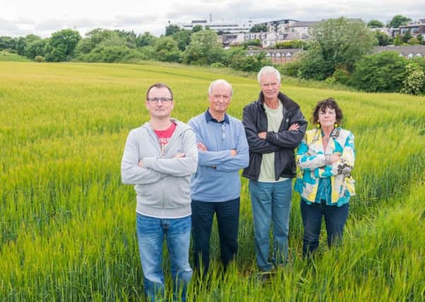 Residents Chris Berry, Frank Richardson, Colin Robb and Lyn Williams have been fighting the plans: Picture: Ian Georgeson