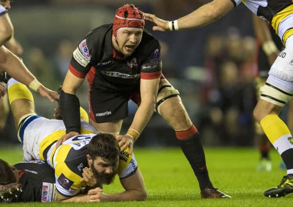 Grant Gilchrist has committed his future to Edinburgh Rugby. Pic: SNS