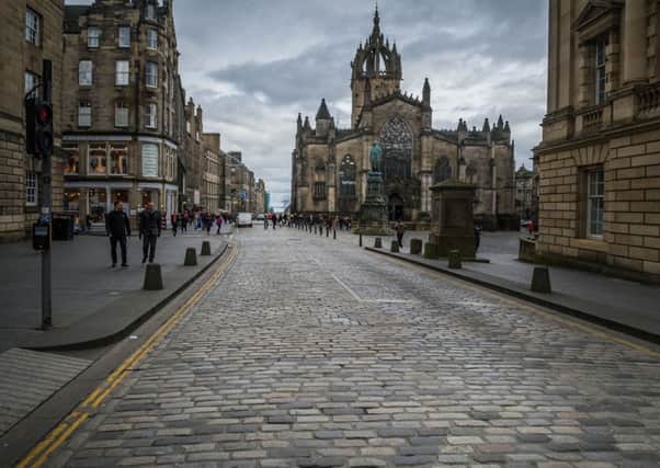 The Royal Mile of Edinburgh's Old Town came second in a UK-wide list. Picture: SWNS
