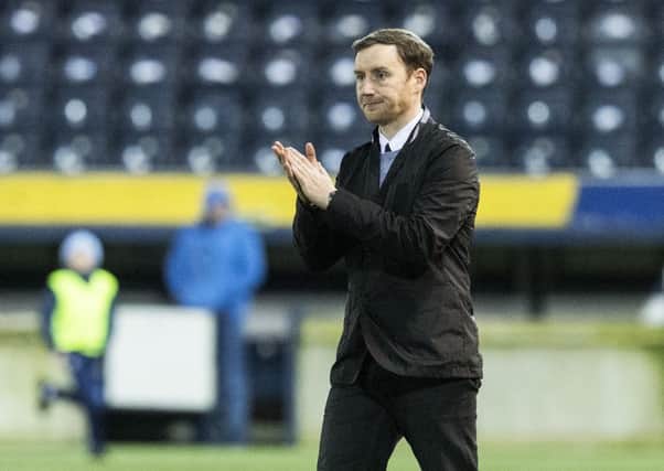 Ian Cathro's tactical confusion has gone under the radar. Pic: SNS/