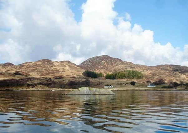 Isle of Carna in Loch Sunart where you'll have your own boat and 24-hour radio contact with the mainland. PIC: Contributed.