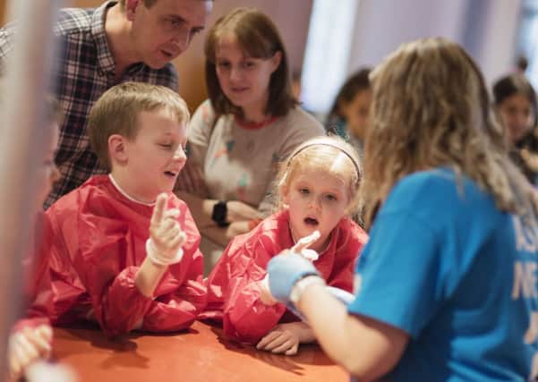 The Science Festival is great at providing hands-on fun for little ones. Picture: Allan MacDonald/Edinburgh International Science Festival
