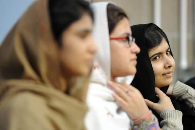 Kainat and Shazia were invited to study at UWC Atlantic College in South Wales after Malala declined an offer. Picture: Jane Barlow